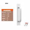 Aluminum Alloy No-Drill Handle for Wooden and Sliding Doors and Windows