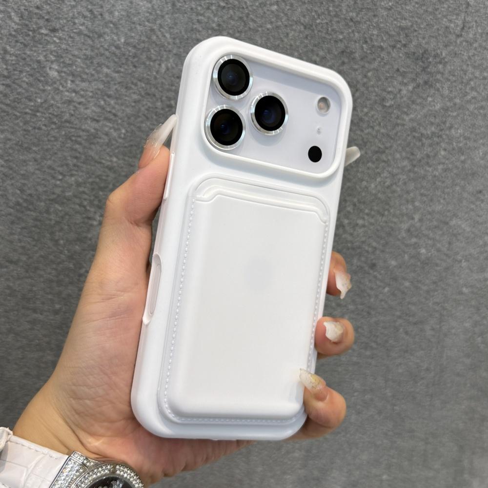 Flüssigsilikon Magnetisch Für Magsafe Geldbörse Steckplatz Halter Hülle Für iPhone 17 Air 16 15 14 13 12 11 Pro Max Weiche Stoßstange Abdeckung