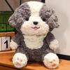 Collie Adorable Border Plush Doll With Scarf Decoration For Kids Play And Gift