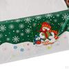 Merry Christmas Snowman Disposable Tablecloth Table Cover Home Decoration