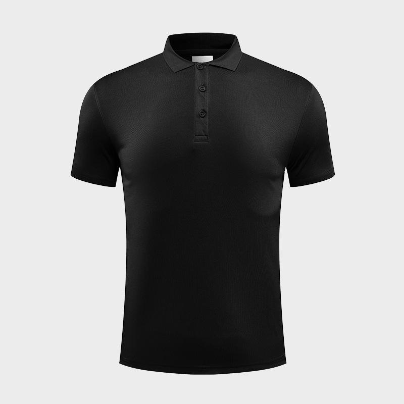 Custom Quick-Dry Lapel Polo Shirt - Short Sleeve, Solid Color, Perfect for Workwear and Summer Sports