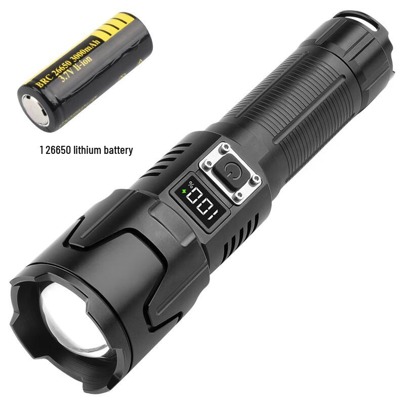 High-Power USB Rechargeable LED Flashlight
