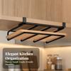 Hanging Kitchen Rack Space-Saving for Compact Kitchens, Apartments