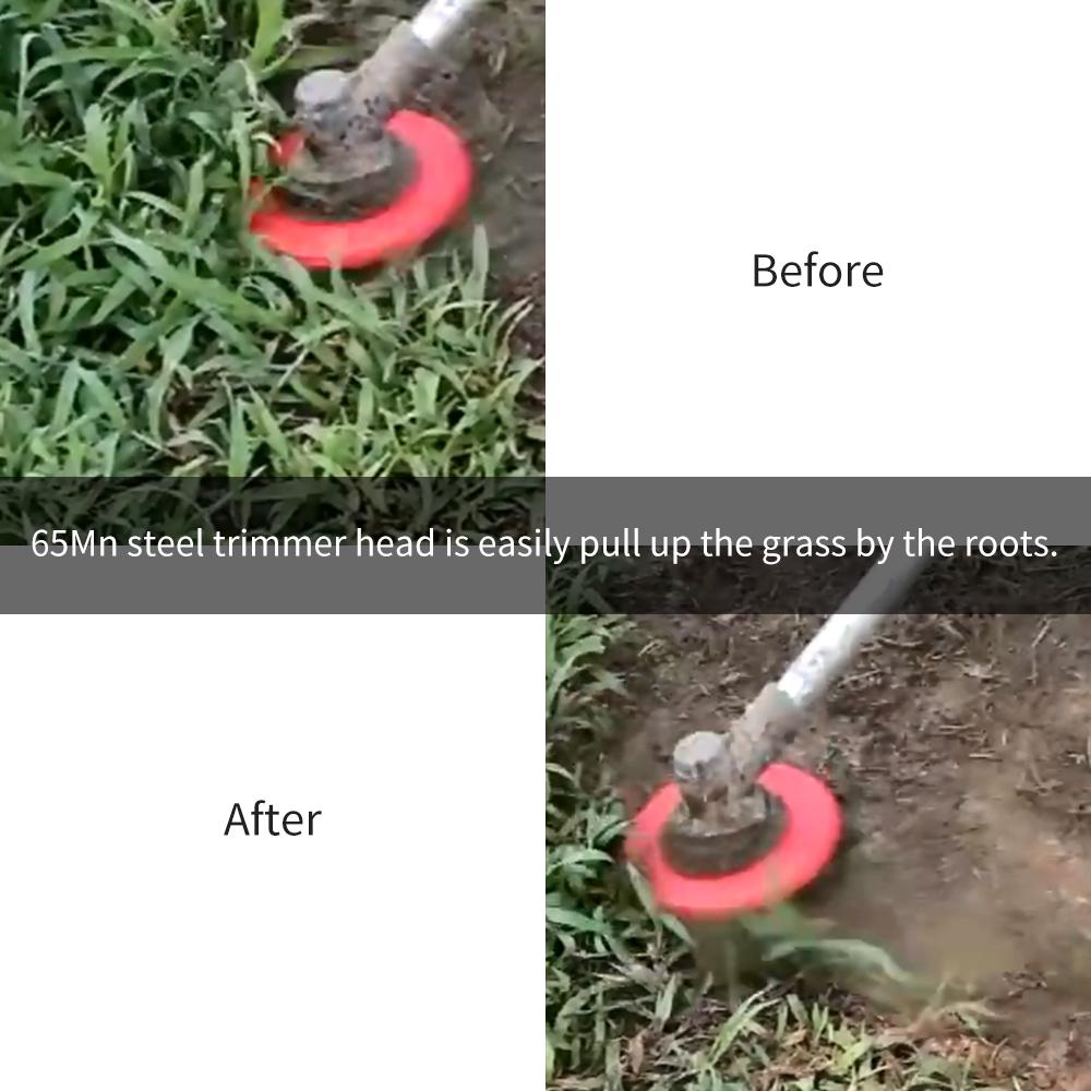 Trimmer Hd Brush Cutter Blade Outdoor Lawn Mower Hd Steel   Trimmer Hd with Blade ener Accessories Grass ter Tool Extra Hvy Duty Replacement