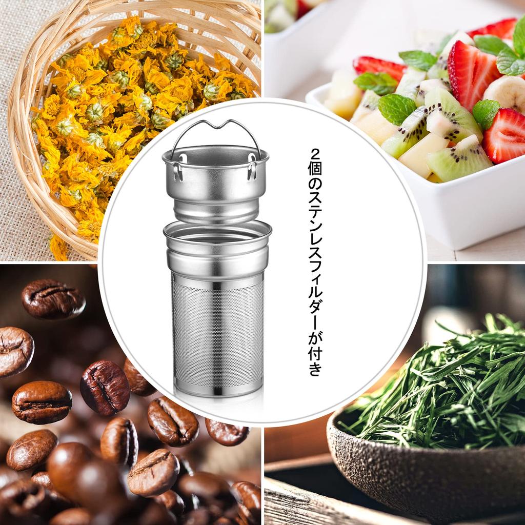 Fexmoy Glass Water Bottle, 1 Liter1.5 Liter Capacity, with Tea Strainer, Tea Bottle, Glass Water Bottle, Sports Bottle, Unisex, Wide Mouth, Direct