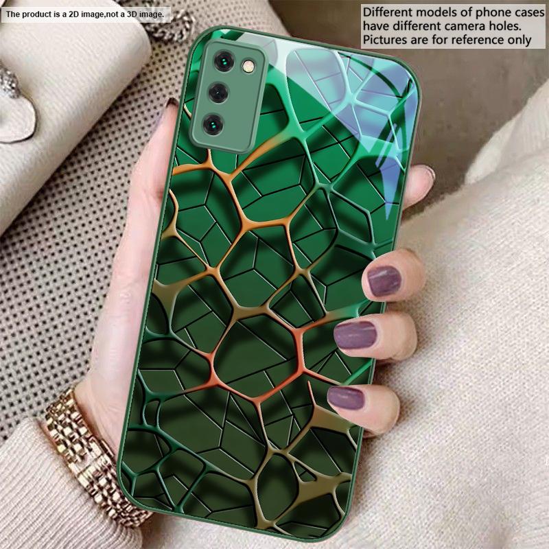 Abstract geometric art For Samsung S26 S22 S8 9 10 S20 Ultra S21 Pro S22 Plus S23 FE S24 Ultra S25 Edge S24+ Glass Phone Case