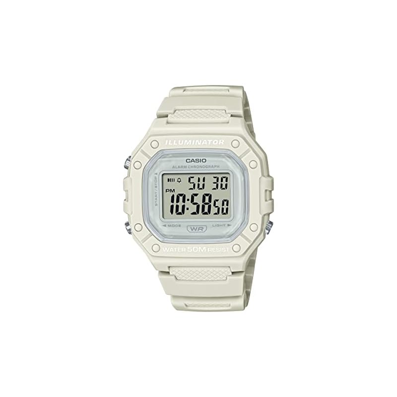 [Casio] CASIO Standard Digital Watch W-218HC-8AV Men's/Women's Cheap Casio Beige Overseas Model [Used]