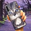 For Samsung A34 A54 A14 A7 2018 Case GalaxyA54 Glass Tempered Hard Cover Coque for Samsung Galaxy A34 5G GalaxyA34 Space A 14