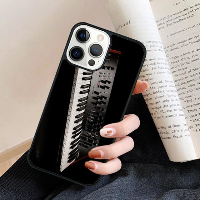 

Vintage Synth Synthesizer Moog Print Phone Case Back Cover for iPhone 17 Air 16 15 14 13 11 12 Pro Max Plus Coque iPhone 13
