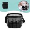 Sac de toilette en maille transparente Sac fourre-tout cosmétique Accessoires de plage et de salle de bain Sac de rangement de voyage Sac à main portable pour serviette et articles de toilette Sac de rangement pour maquillage