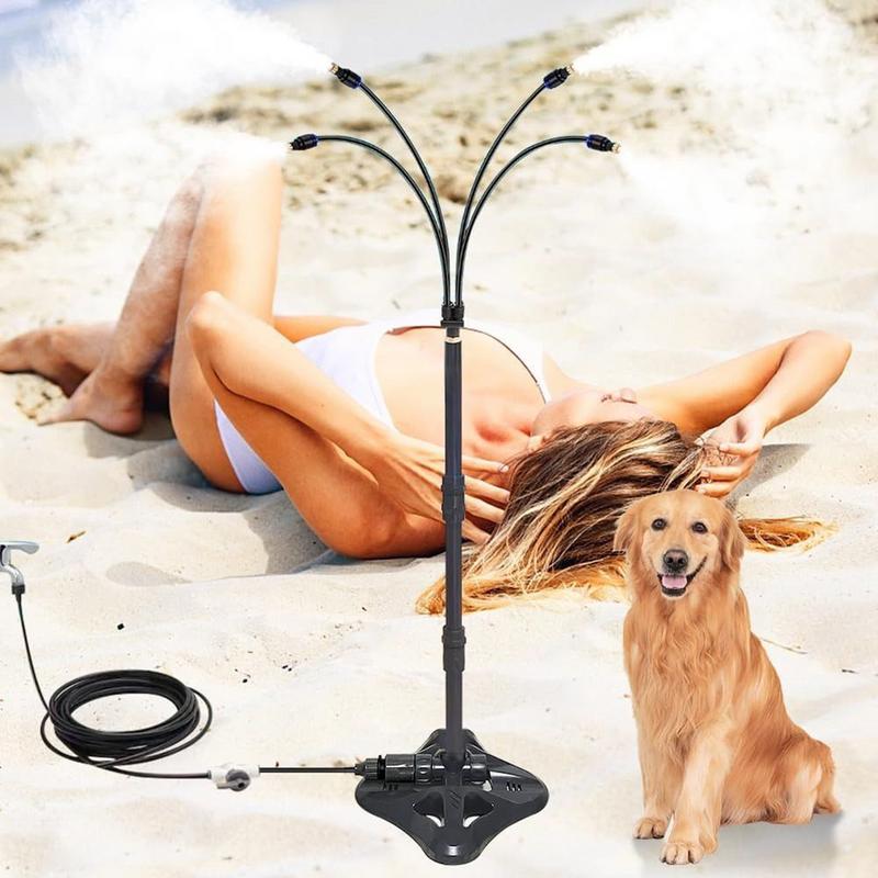 Nebulizzatore da Esterno Sistema di Nebulizzazione Regolabile per Patio Portatile per Caldo Accessori Raffreddanti per Animali da Esterno
