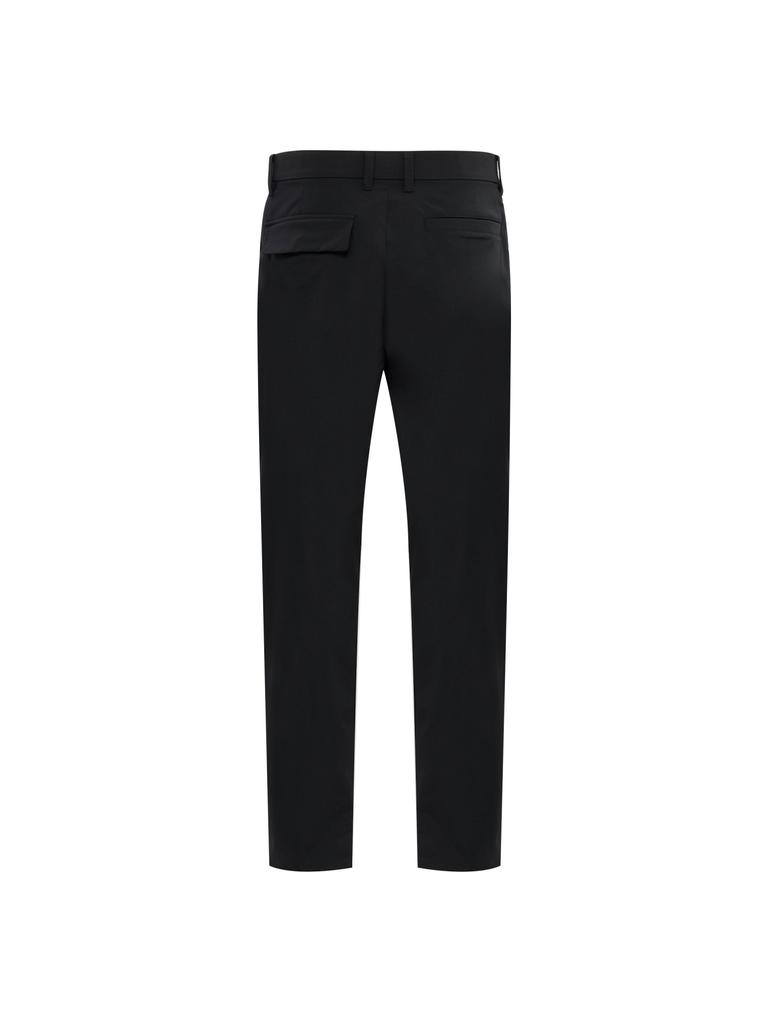 WIDEANGLE Summer Performance Slim Fit Pants M_Ice Black