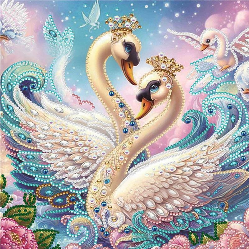 Diamond Painting, Special-Shaped Diamond Painting, Handmade Sticker Material Package 30 * 30 Diamond Sticker Diy Decorative Painting Cross-Border