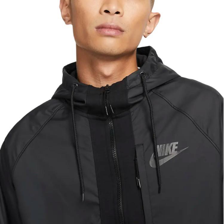 Nike Jackets Men's Black Hooded Moderate Other DD4897-010