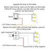 462A DC12V Dimmer Switch for Marine Trailers Boats No Noise Accurate Dimming Control