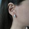 Silver Earrings with Cubic Zirconias, Emallu (60002197)