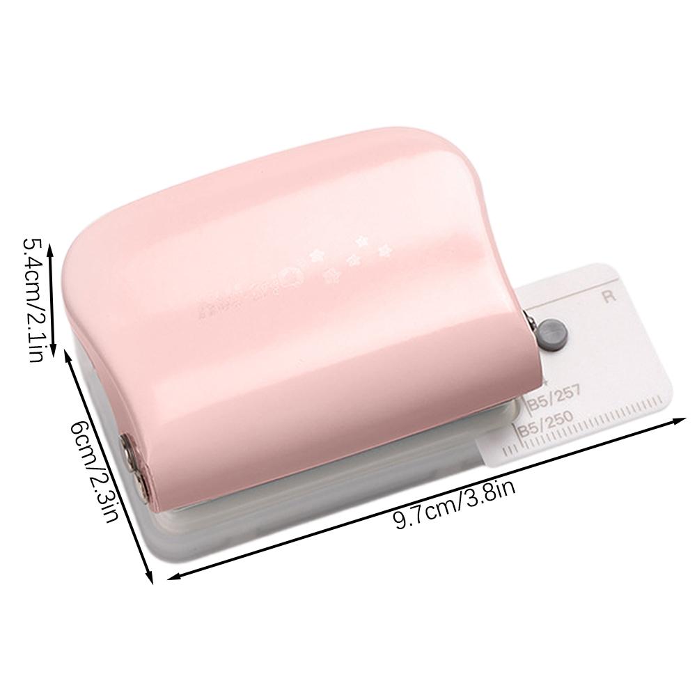 5 Hole Punch With Scale Lines,Multi-Purpose Portable Holes Punch Aid,Scrapbook Hole Puncher,For Scrapbooks Paper