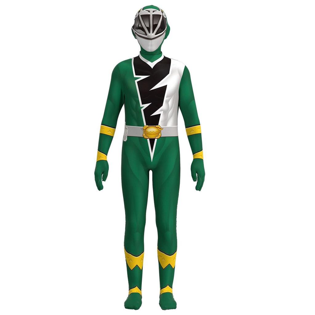 Παιδική Ολόσωμη Φόρμα Kishiryu Sentai Ryusoulger, ιδανική για πάρτι Halloween και παιχνίδι ρόλων