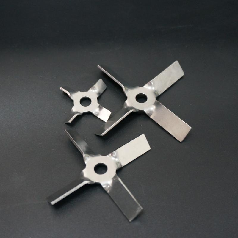 1 pz Laboratorio Diametro 40-120mm Acciaio Inossidabile Tipo a Croce Pala di Agitazione Mescolatore & Lunghezza 200-500mm Asta di Dispersione