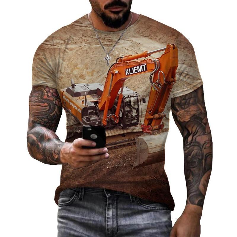 Tier T-Shirts Für Herren 3D-Druck Kurzarm Tops Sommer Mode Persönlichkeit T-shirt Lose Übergroßen T-shirt Männer Kleidung