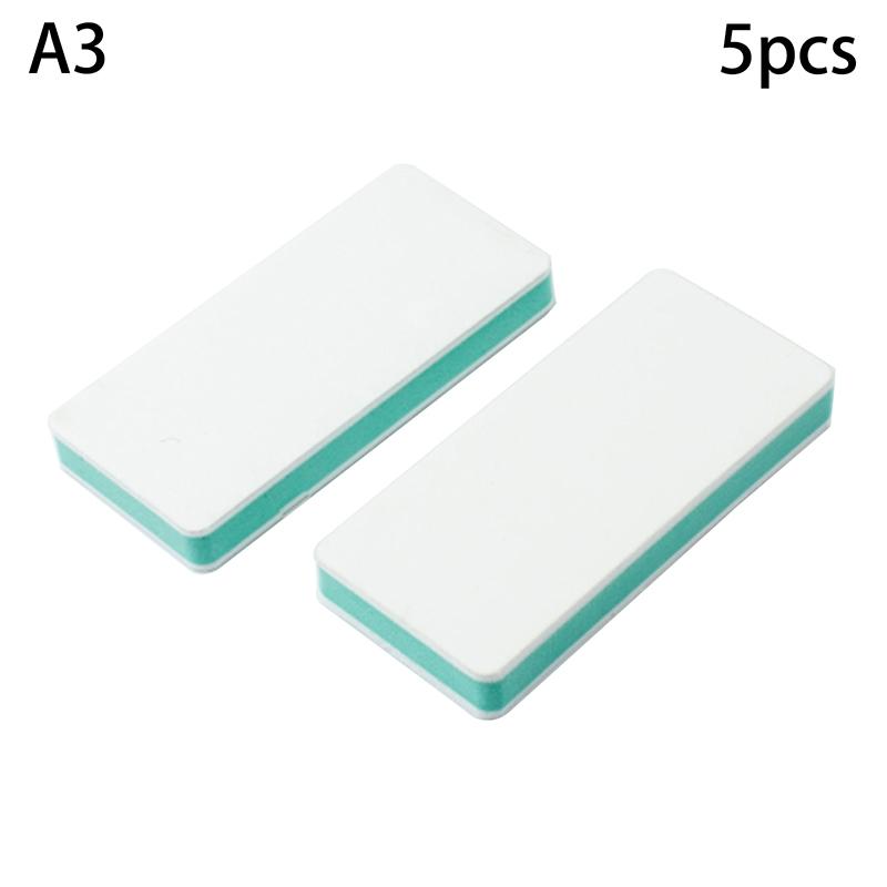 5Pcs Double Sided Multifunctional Reusable Hand Sander Blocks For Sanding Sponge 600# & 3000 #Grit Watch Strap Nail Polishing