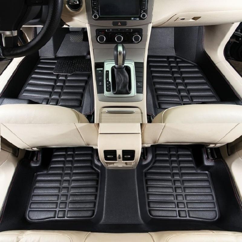 Universal Waterproof Auto Mat 1/5PCS/Set Car Floor s Front & Rear Liner All Weather Durable Carpet