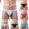 Thin Men Underwear Underpants White/Black/Rose Red/Sapphire