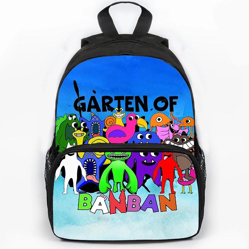 Zaino Scolastico Stampato Garten of BanBan da 16 Pollici per Ragazzi, Borsa di Grande Capacità per Viaggio, Sport, Portatile, Zaini Scolastici per Studenti, Zaino per Libri per Bambini