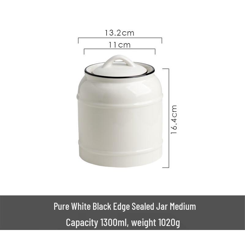 ZISIZ Ceramic Tea Storage Jar