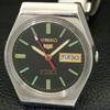 GENUINE VINTAGE SEIKO 5 AUTOMATIC 6319A JAPAN MENS BLACK DIAL WATCH a702618-1 R209-a702618