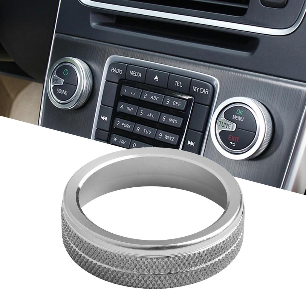 Knob Cover Ring for Improved Grip On For Volvo XC60 For S80 V40 Controls