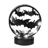 Halloween Night Light Spooky Table Lamp Double Sided Light-up Bat Gothic Castle Decoration for Horror Themed Parties Haunted Houses