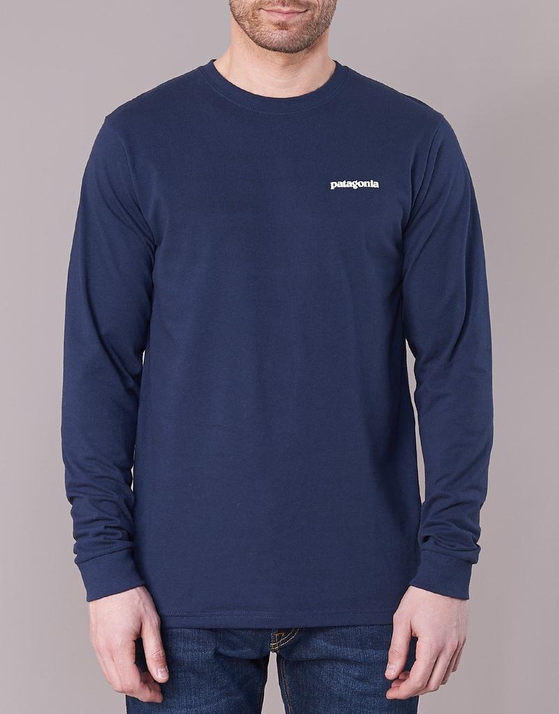 Patagonia Long Sleeve Logo Responsibility Ms Logo CNY S Men's P-6 L/S P-6 Responsibili-Tee