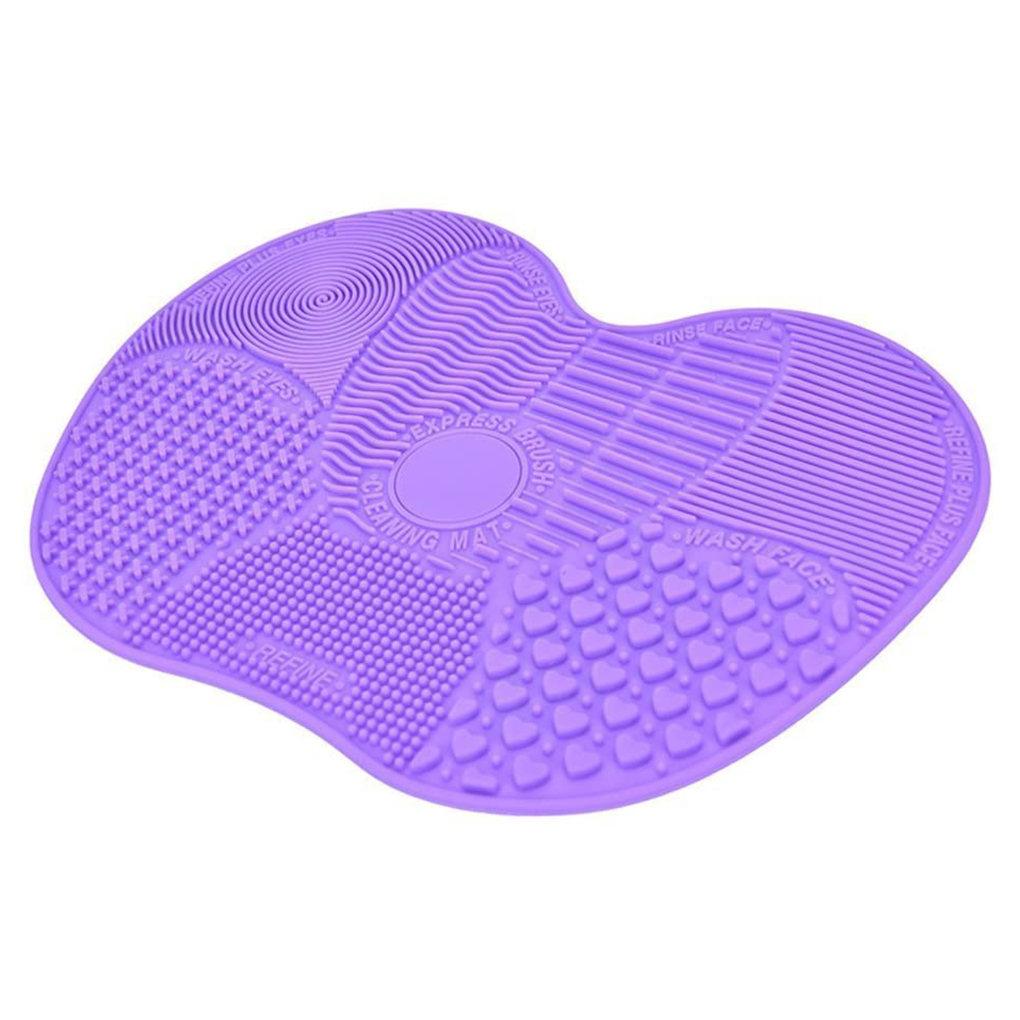 55cm Runde Silikon Rutschfeste Dusch-Massage-Matte Zuhause Hotel Badezimmer PVC Ablauflöcher Saugnäpfe Boden Faul Massage Fußpolster 1 Stück