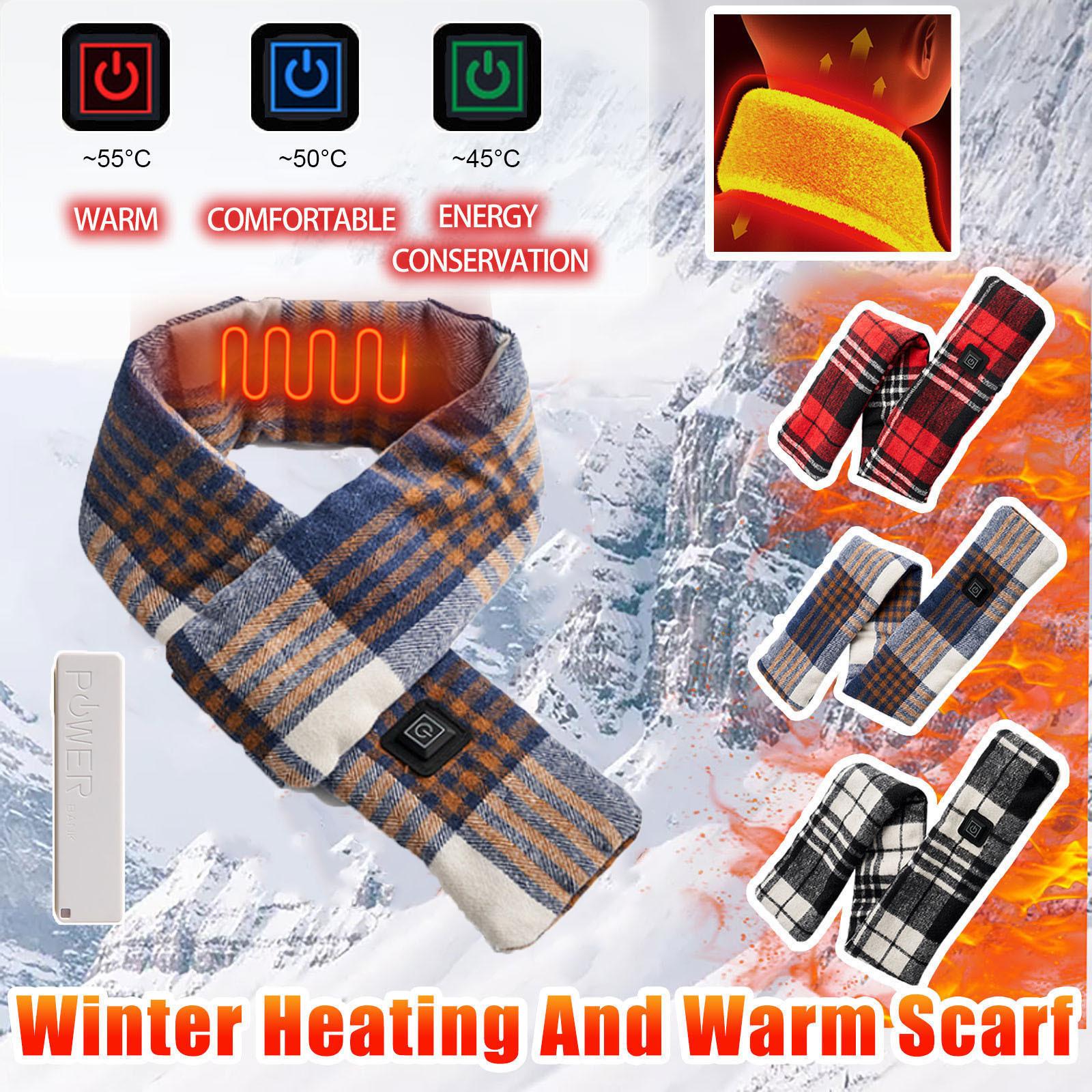 

Шарф с подогревом USB Шарф с подогревом USB Умная зарядка Шарфы для шеи и плеч для мужчин и женщин