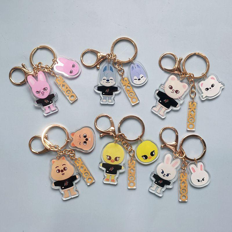 Stray Acrylic Keychain Kids Cartoon Kpop Fans Gift Collection Pendant