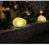Outdoor Waterproof Solar Pebble Light: Seven-Color LED Lawn Lamp with Induction Control