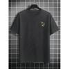 100% Cotton Printed Men's Pure Cotton Retro T-shirt, Simple, Fashionable, Comfortable, Printed Casual T-shirt