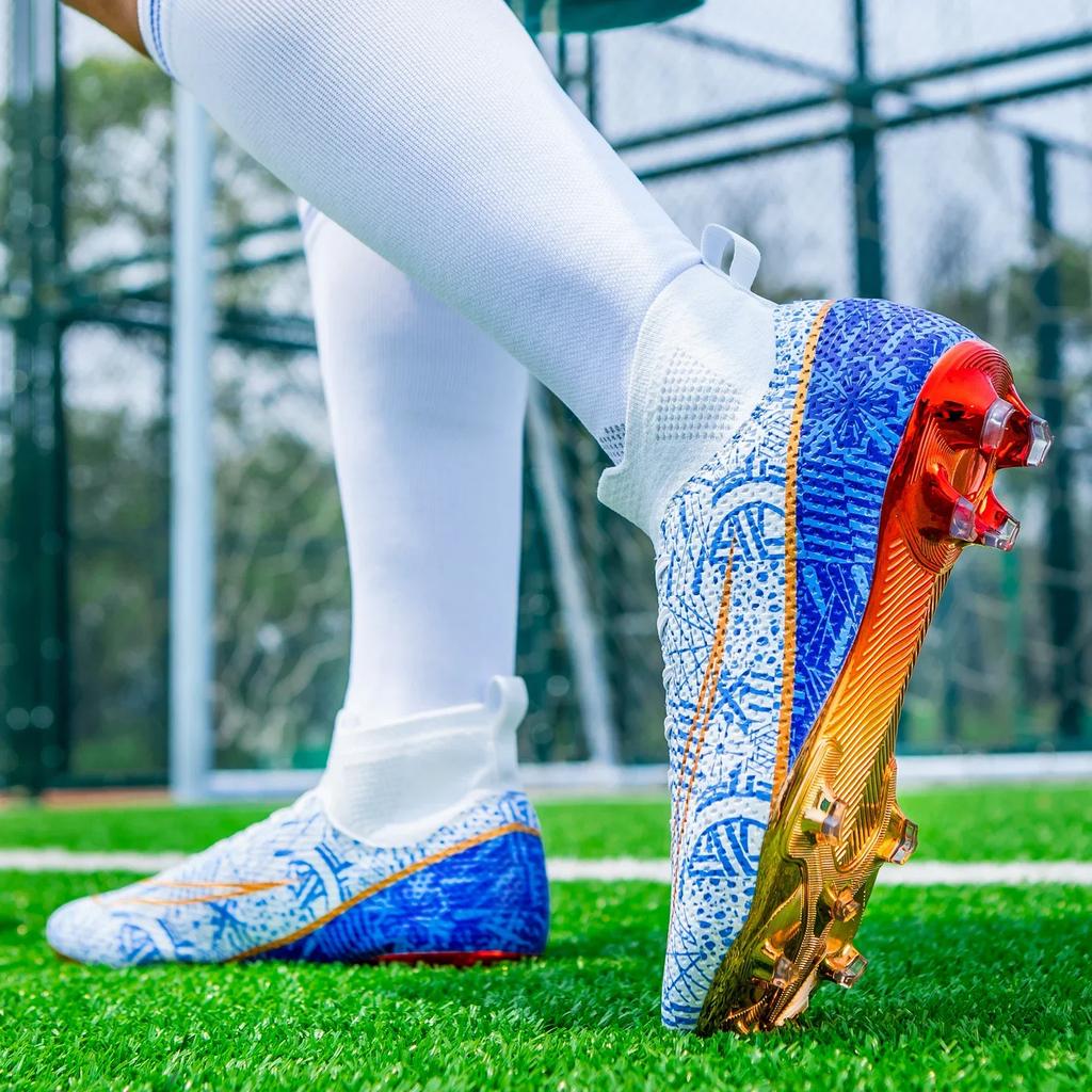 Men Football Shoes Society Football Boots Cleats Casual Professional Outdoor Sport Students Grass Workout Unisex Boy Football Boots