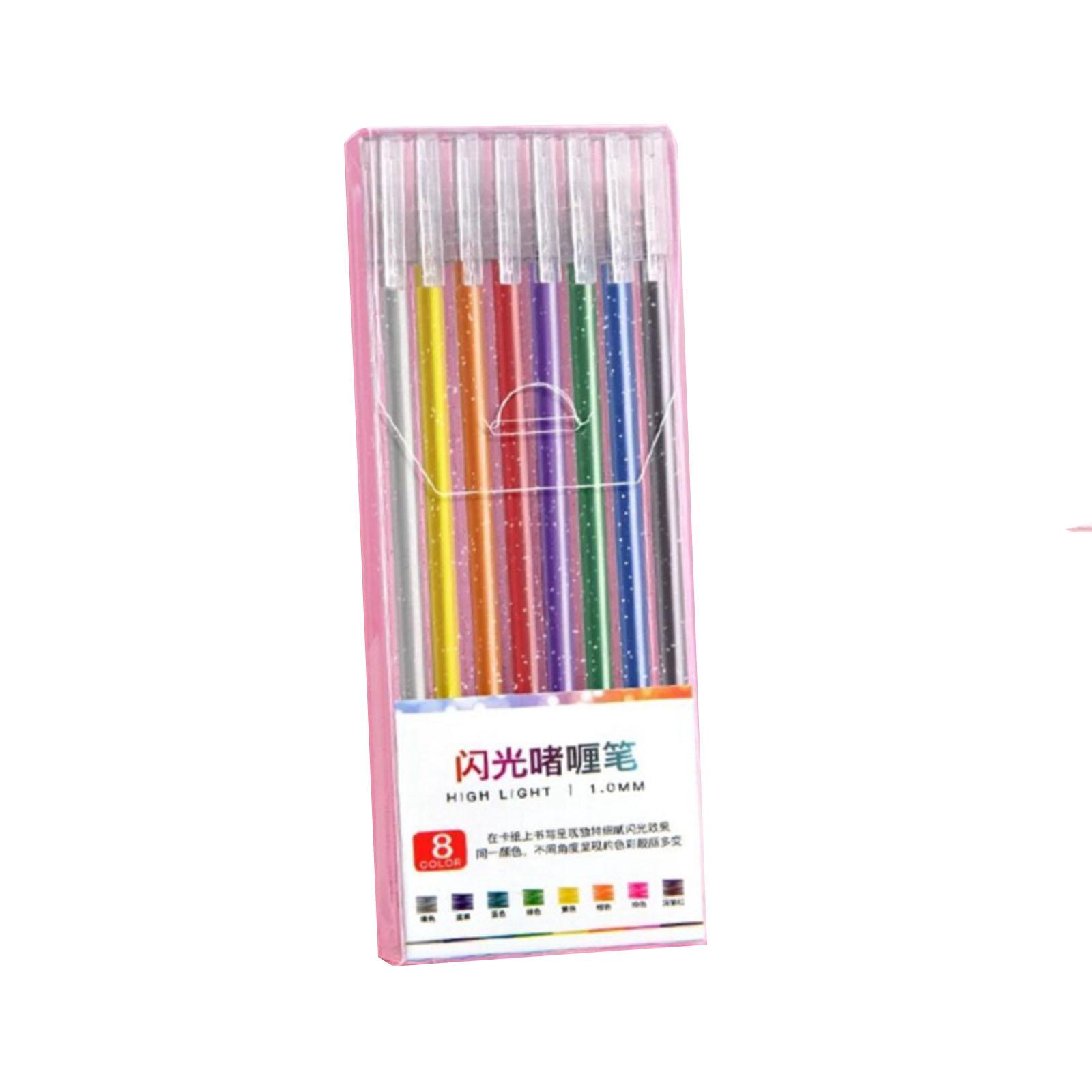 

Flash Gel Pen Color Pen Shiny Highlighter For Adult Crafting Doodling 5ml One Size