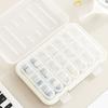 Weekly Pill Organizer Morning Noon Evening 3 Times A Day Pill Storage Box Large Capacity Portable Travel 7-Days Medication Dispenser