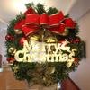 Three-dimensional Christmas Decoration Items Waterproof New Year Merry Christmas Letter Lights Perfect RED Panel