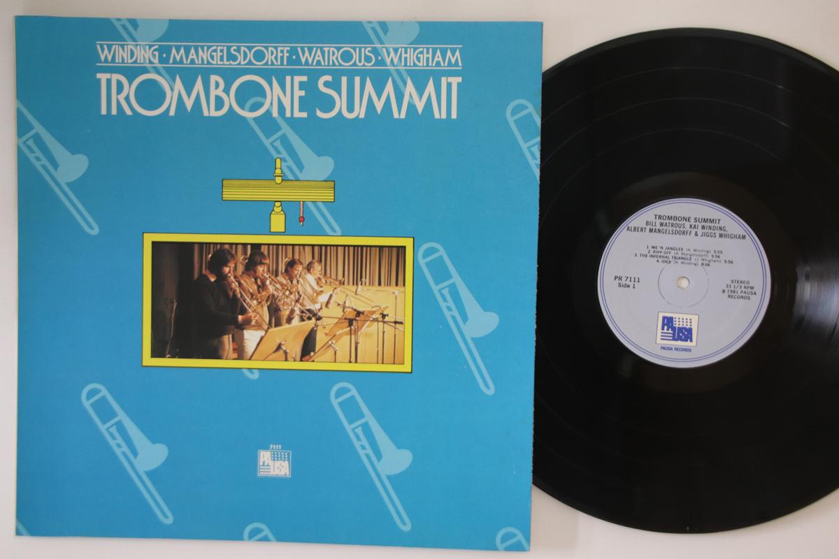 

LP Record VARIOUS - Trombone Summit PR7111 PAUSA 1981 US Jazz Used