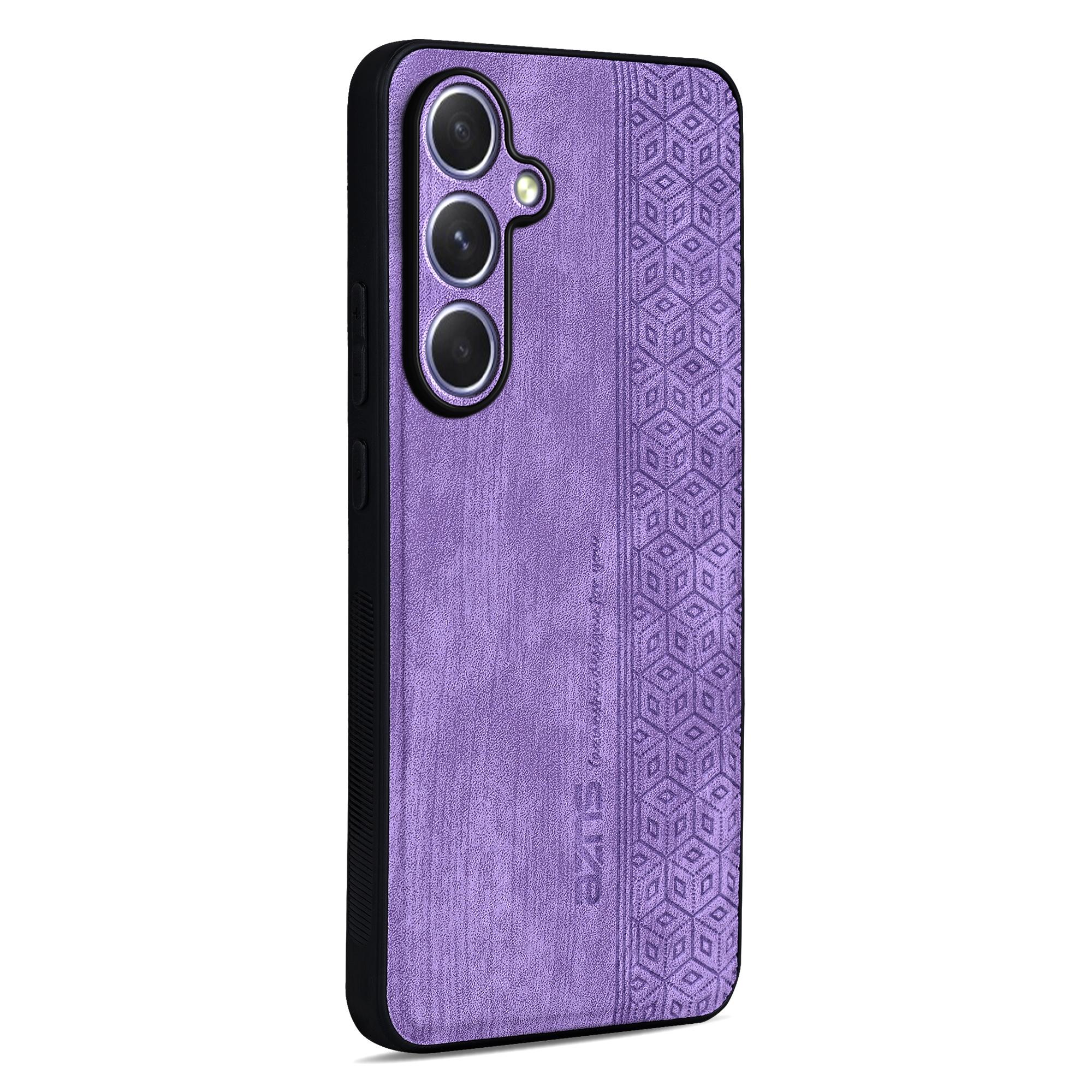 

AZNS For Samsung Galaxy A17 5G Case Protective PU Leather Covered TPU Phone Shell Purple