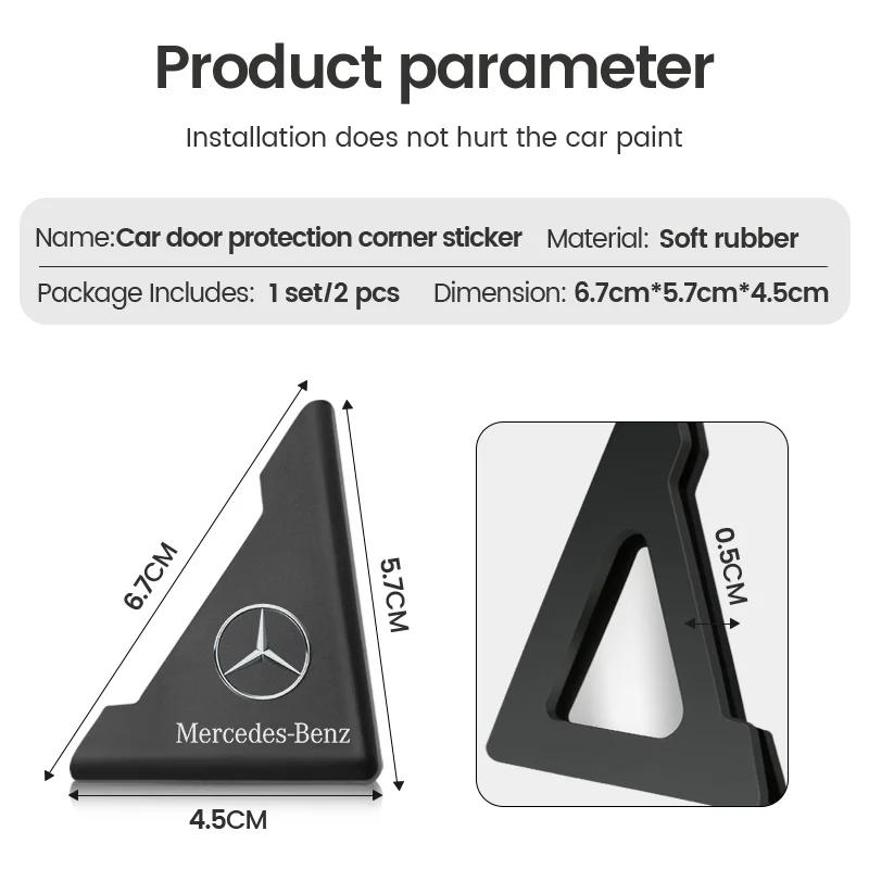 GLC GLB 2ks Chránič rohů dveří auta proti poškrábání Krycí samolepky Pro Mercedes Benz AMG W211 W203 W204 W210 W124 W202 CLA W212