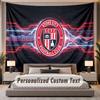 Custom Name Text Tapestry Stoke City FC Personalized Polyester Wall Tapestry For Bedroom And Room