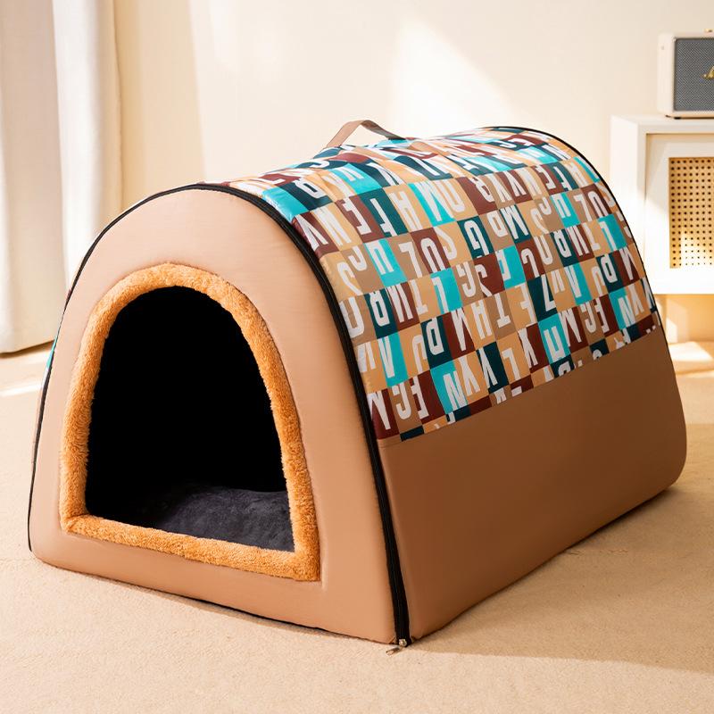 Kennel Medium and Large Dog Oversized House Dog House Dog Bed Removable and Washable Golden Retriever Pet Supplies Universal In All Seasons