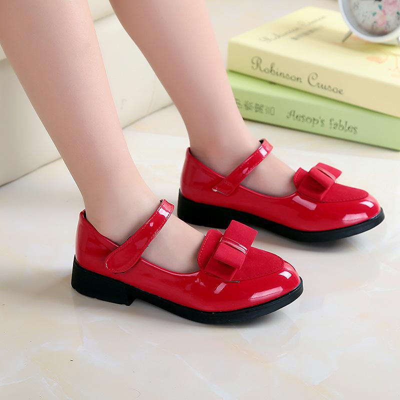 Bailarinas para Niñas Zapatos de Princesa para Niños con Lazo Dulces Mary Janes para Niños Elegante Clásico Estilo Británico Moda