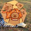 1P Capibala Umbrella-8-Rib Reinforced, Automatic Open, Lightweight & Durable, Cute Fashion Accessory for Outdoor-Q203