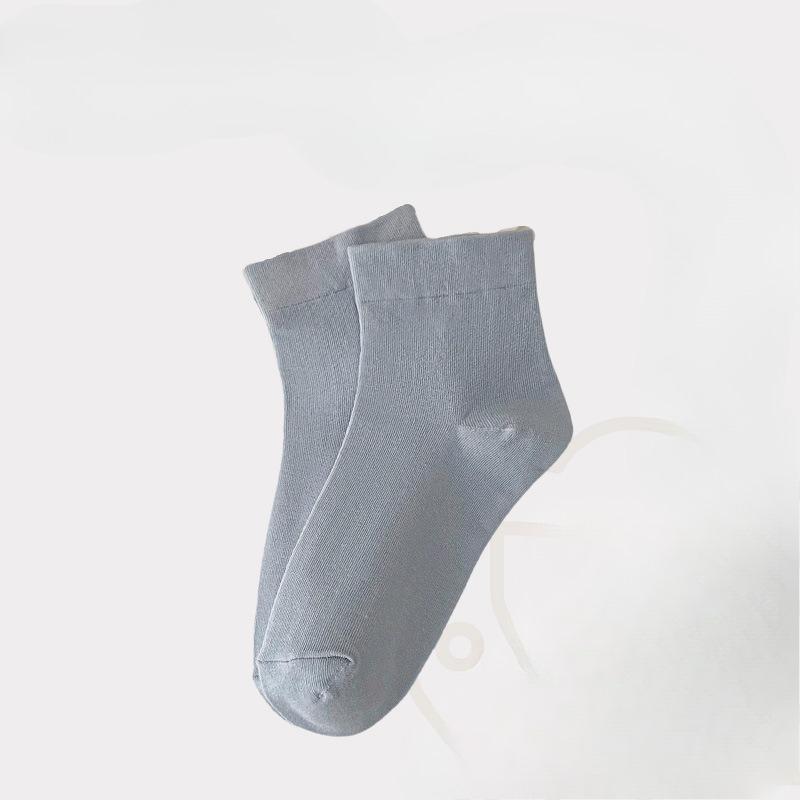 Candy-colored Socks for Girls, Dopamine Girls, Colorful Mid-calf Socks, Solid-colored Boneless Postpartum Socks